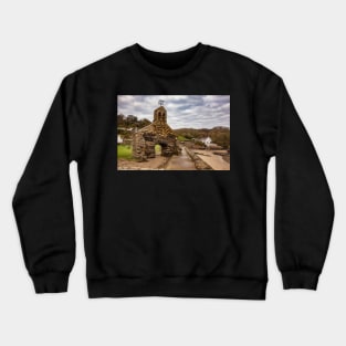 Cwm-yr-Eglwys, Pembrokeshire, Wales Crewneck Sweatshirt